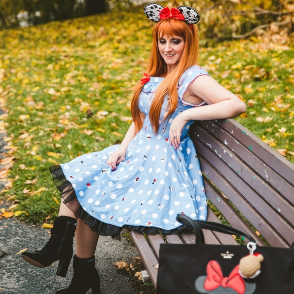 Stitch Shope Minnie mouse retro swing dress - Picture 3 of 5